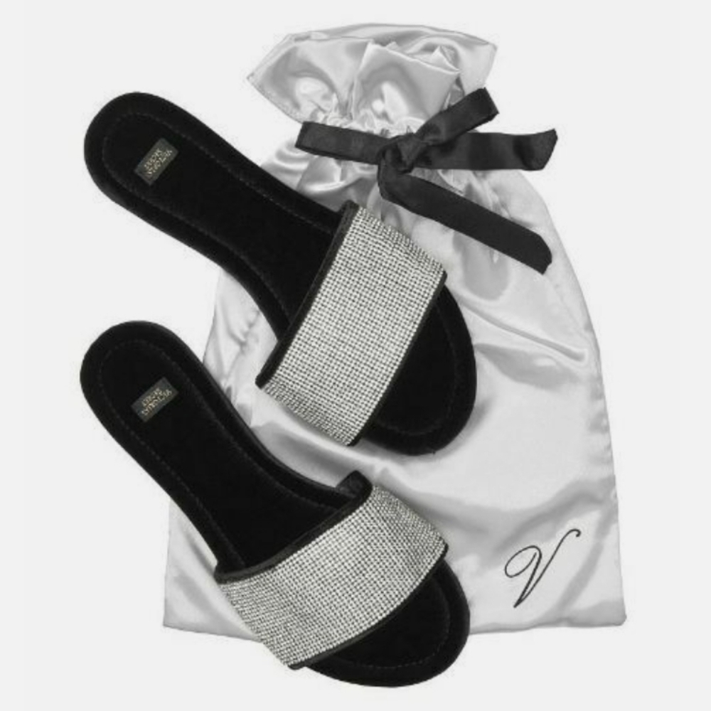 Victoria's Secret Rhinestone Slippers